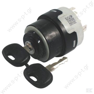 70596077 HERTH+BUSS ELPARTS - Διακόπτης μίζας JCB -- IGNITION SWITCH 701/80184  JCB Backhoe Ignition Switch w/ 2 keys 701/80184 1400B 1550B 215 3C 3CX 4C 4CN                                  - 