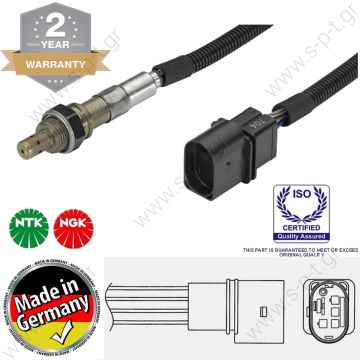 1774      NGK   ΑΙΣΘΗΤΗΡΑΣ ΛΑΜΔΑ VW GOLF IV LZA11-V2 NGK  AUDI	036 906 262 G      Αισθητήρας Λ NGK LZA11-V2 Polo 9N.Ibiza 02  SONDA LAMBDA OXYGEN SENSOR NGK NTK VW POLO SKODA FABIA SEAT 1.4 16V OEM QUALITY - 