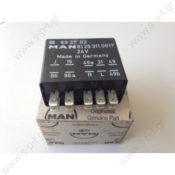 MAN 81.25311.0023 (81253110023), Flasher Unit  MAN 81.25311-0023  DC24V falsher unit/ wiper of relay /MAN TRUCK PARTS 81.25311.0023   Relais Original Man 81.25311-0023 / 81253110023 - 