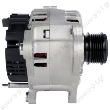 0124515022 BOSCH ΔΥΝΑΜΟ VAG 12V 120 Amp VW VOLKSWAGEN  SKODA SKODA FABIA ROOMSTER 045903023A BOSCH 0124515022 120A ΔΥΝΑΜΟ 1.4 TDI BMS   PV6 x 55.7  Audi / VW / Seat / Skoda   0124515022 Lucas LRB475 Hella CA1394 Audi-Ford-Seat-Skoda-VW - 