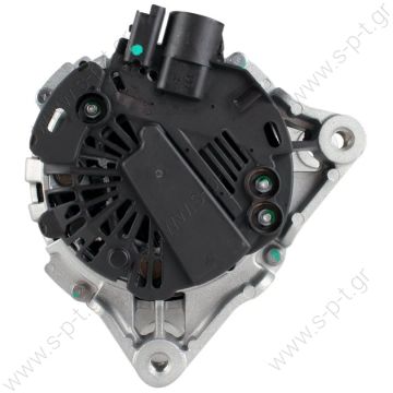 SG10B022 VALEO ΔΥΝΑΜΟ PSA   12V 90 Amp  PV6 x 54  14V 90A, CITROEN C5, XSARA, PEUGEOT 206, 307, 406      12V 90 Amp   PV6 x 54  SG10B022  VALEO  ΔΥΝΑΜΟ  PEUGEOT CITROEN  XSARA 2x2P 12V 97A 54PV6 (L-DFM)    SG10B022 Lucas LRB494 Hella CA1589  - 