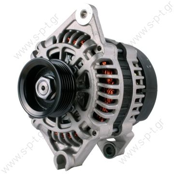 0986038781  BOSCH  ΔΥΝΑΜΟ PEUGEOT   A13VI87   VALEO   80A FIAT DUCATO, BOXER 1.9 D.   Citroen Fiat Peugeot    12V 80 Amp Pulley / Drive:	Pulley PV6 x 63   A13VI87 Lucas LRB184 LRB183 Hella CA638 CA637 Citroen Fiat  Various Models - 