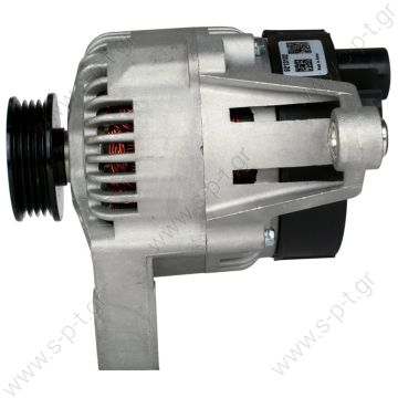 DAN630, DENSO ΔΥΝΑΜΟ  FIAT  PUNTO  MAGNETI MARELLI 63321280  12V 65 Amp FIAT PALIO\MULTIPLA\DOBLO 1.2\1.6 01-  PV4 x 60  DENSO  DAN511 DAN630  63321747 MAGNETI MARELLI ΔΥΝΑΜΟ FIAT  PUNTO LANCIA Y 12V 65A rear dropout 24mm  63321280 Lucas LRB215   - 