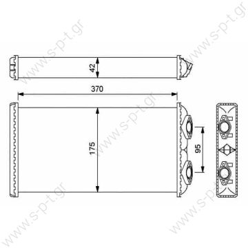 8FH351312441   BEHR-HELLA ΨΥΓΕΙΟ ΚΑΛΟΡΙΦΕΡ MAN F 2000, M 2000 M,  MAN S3  MAN 81 61901 0067 (81619010067)   OE: 81619010067 HIGHWAY: 5031001 DT: 382231 HELLA: 8FH351312441 NISSENS: 71925 NRF: 54246 VALEO: 812350 - 