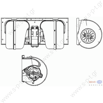 ΜΟΤΕΡ ΚΑΛΟΡΙΦΕΡ DAF XF,95, MAN 362   Fan motor replaces Hella: 8EW 351 024-491 . 5.62002  OE numbers: 1331270 1331271 1672646    BEHR H...	8ew009157661 DAF	167 2646  HELLA 8EW 351 024-491 BEHR T...	03961 BEHR T...9271750002  - 