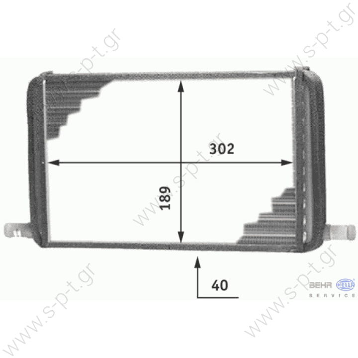 81 61920 6023   MAN G 90, G    ΨΥΓΕΙΟ ΚΑΛΟΡΙΦΕΡ     9200702 / 8FH 351 312-241 BEHR HELLA SERVICE 8FH 351 312-241 (8FH351312241), Heat Exchanger, interior heating   MAN G	 1979-1988 G 90	1987-1995 VOLKSWAGEN LT 28-35 I Bus	1975-1996