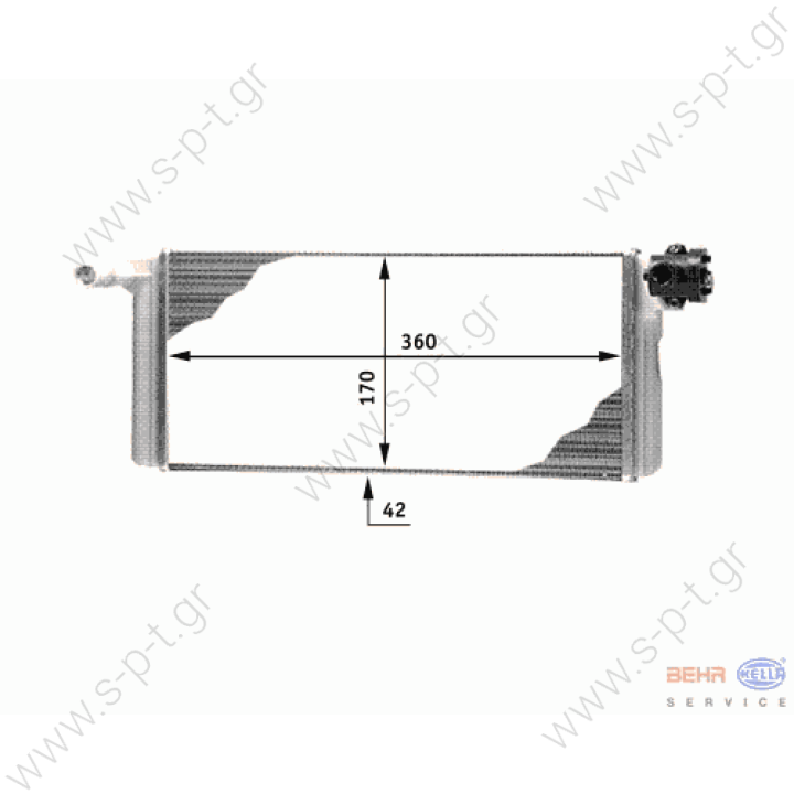 8FH351312311  BEHR-HELLA    ΚΑΛΟΡΙΦΕΡ MERCEDES 44 SK   002 835 08 01 (0028350801   MERCEDES A0028355701   MERCEDES BENZ NG, SK 8FH 351 312-311/9200729 DT 4.62730 (462730)  BEHR HELLA SERVICE  (8FH351312311)  MERCEDES 002 835 08 01 (0028350801)