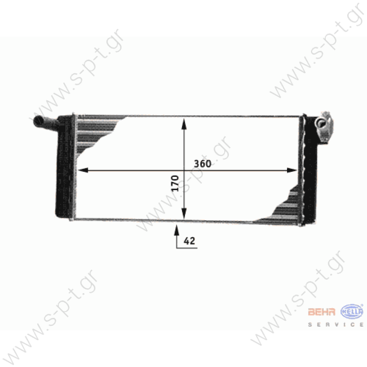 8FH351312351    BEHR-HELLA ΨΥΓΕΙΟ ΚΑΛΟΡΙΦΕΡ   002 835 27 01  A 002 835 27 01     MERCEDES BENZ NG 8FH 351 312-351/9200749 Heat Exchanger, interior heating  Article number: 8FH 351 312-351