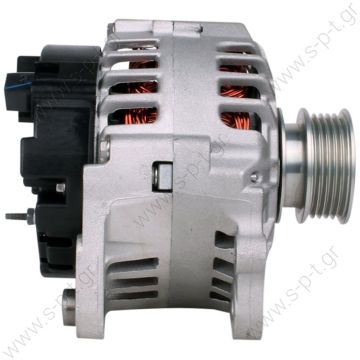 0124325014  BOSCH  ΔΥΝΑΜΟ   FORD  BOSCH ΔΥΝΑΜΟ VAG  0124325014,  12V 90 Amp  PV5 x 56  AUDI  A3 1.9TDi 12V 90A PVF [L-DFM]  	 Audi / VW / Seat / Skoda   FR65 Replacing 0124 325 014 Lucas LRB476 LRB477 Hella CA1547 CA1548 Seat-VW  - 