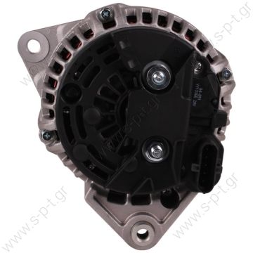 0124655005, BOSCH ΔΥΝΑΜΟ IVECO     BOSCH 24V 110Α IVECO EUROCARGO 06- 24V 110 Amp   0124655005  BOSCH  ΔΥΝΑΜΟ  IVECO EUROCARGO 28V 90A [WL-15-S-DFM] ø160   PV8 x 55   	Iveco / Ford TruckS   0124 655 005 Lucas LRA2535 LRA2536 Hella CA1699 Iveco Diesel  - 