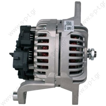 0124655008, BOSCH 24V 110A VOLVO FH12   0124655008 BOSCH  ΔΥΝΑΜΟ  VOLVO  FH12 28V 110A [WL-15-S-DFM]    BOSCH ΔΥΝΑΜΟ VOLVO     BOSCH 24V 110Α VOLVO FH 06-	24V 110 Amp   PV8 x 61  Volvo Buses / Trucks  0124 655 008 Lucas LRA2801 LRA2877 Hella CA1853  - 