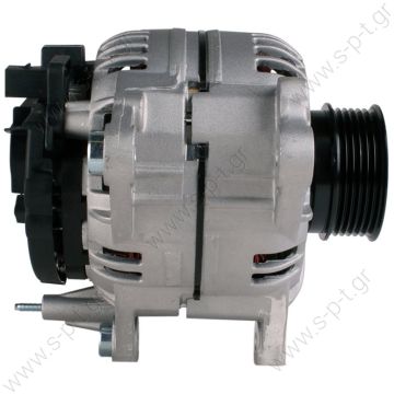 0124515035   BOSCH  ΔΥΝΑΜΟ VAG   12V  120A Audi A3 TT Seat Alhambra Skoda Fabia VW Golf LT 28 46 1,8 1,9  PV6 x 68       0986041900  BOSCH  ΔΥΝΑΜΟ VAG   120A 	Audi / VW / Seat / Skoda   0124 515 035 Lucas LRB512 Hella CA1549 Audi VW Various Models - 