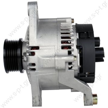 63321660  ΔΥΝΑΜΟ MAGNETI MARELLI  FIAT BRAVO, BRAVA, PUNTO, PALIO 1.7D FIAT  CITROËN   PEUGEOT   12V 65 Amp   PV5 x 62.4 65A FIAT BRAVO, BRAVA, PUNTO, PALIO 1.7D, TD   63321660 Lucas LRB216 Hella CA1084 Fiat Brava Punto   8EL 737 033-001, 8EL737033-001  - 