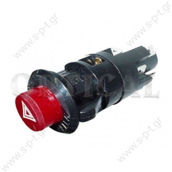 ΔΙΑΚΟΠΤΗΣ ALARM MERCEDES 6HF 001 579-011 (6HF001579011),     DT 4.60532 (460532), Switch, hazard light MERCEDES 002 545 7124 (0025457124), Switch, hazard light     IVECO MAN O K RENAULT RENAULT TRUCKS HELLA Hazard Light Switch 6HF001579-011