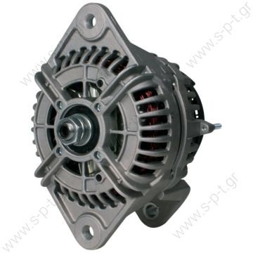 0124655008, BOSCH 24V 110A VOLVO FH12   0124655008 BOSCH  ΔΥΝΑΜΟ  VOLVO  FH12 28V 110A [WL-15-S-DFM]    BOSCH ΔΥΝΑΜΟ VOLVO     BOSCH 24V 110Α VOLVO FH 06-	24V 110 Amp   PV8 x 61  Volvo Buses / Trucks  0124 655 008 Lucas LRA2801 LRA2877 Hella CA1853  - 