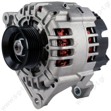 SG14B013   VALEO ΔΥΝΑΜΟ VAG   439460, VALEO   12V 140 Amp    AUDI  A4 1.8i turbo 12V 140A [L-DFM]    PV6 x 64.5    437418  VALEO ΔΥΝΑΜΟ    VW ALLROAD 12V 140A 64PV6 [L-DFM]        SG14 B012    SG14B013 Lucas LRA1975 Hella CA1746 Audi / VW Various Models - 