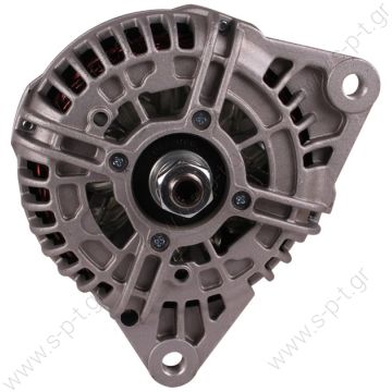 0124655005, BOSCH ΔΥΝΑΜΟ IVECO     BOSCH 24V 110Α IVECO EUROCARGO 06- 24V 110 Amp   0124655005  BOSCH  ΔΥΝΑΜΟ  IVECO EUROCARGO 28V 90A [WL-15-S-DFM] ø160   PV8 x 55   	Iveco / Ford TruckS   0124 655 005 Lucas LRA2535 LRA2536 Hella CA1699 Iveco Diesel  - 