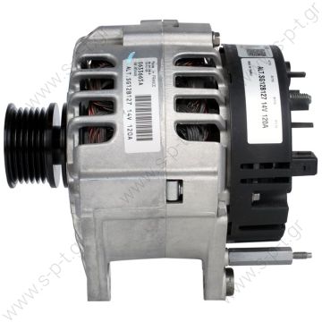 0986039090  BOSCH   ΔΥΝΑΜΟ VAG  12V 120 Amp  VW TDI 120A 6PV [(D +) - DF]    Pv6 x 50   439669   VALEO ΔΥΝΑΜΟ   437392 VALEO   ΔΥΝΑΜΟ  VW TDI 120A 6PV (D + / DF)     FR71  0123 505 011 Lucas LRB385 Hella CA1089 Ford / Seat / VW Various Models - 