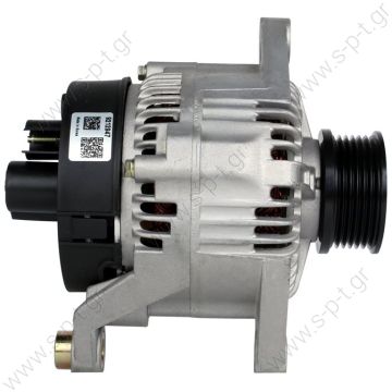 63321660  ΔΥΝΑΜΟ MAGNETI MARELLI  FIAT BRAVO, BRAVA, PUNTO, PALIO 1.7D FIAT  CITROËN   PEUGEOT   12V 65 Amp   PV5 x 62.4 65A FIAT BRAVO, BRAVA, PUNTO, PALIO 1.7D, TD   63321660 Lucas LRB216 Hella CA1084 Fiat Brava Punto   8EL 737 033-001, 8EL737033-001  - 