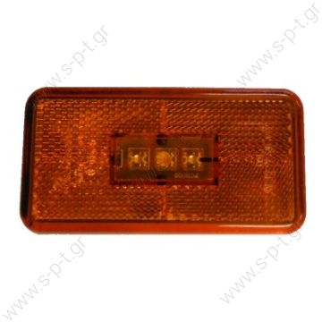 SCANIA 144  07 228 Marker lamp LED Scania Marking Light LED for Scania  Rubbolite 615  Connector:  07 229 Connector Marker Lamp   OE numbers: 1737413 - 