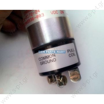 13269 CARGO   ΗΛΕΚΤΡΙΚΟ  ΣΒΗΣΤΗΡΙ  24V  Solenoid DC SHUTDOWN 24V DIESEL SHUT DOWN SOLENOID 1502ES-24C3U1B2S2 SA-5172-2 Ref OEM NO: 1502ES-24C3U1B2S2, 1500-1011, SA-5172-24, 090110 - 