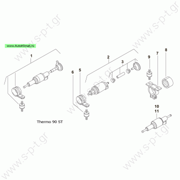 ΚΑΥΣΤΗΡΑΣ WEBASTO  24V THERMO 90ST Webasto / Webasto Spare Parts / Water Heaters / THERMO 90ST - 