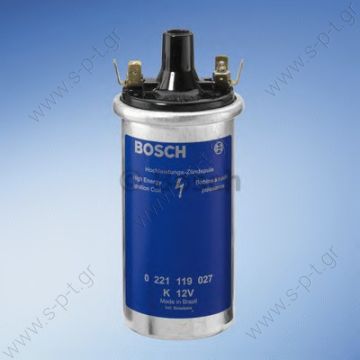 BOSCH 0 221 119 027 BOSCH ΠΟΛΛΑΠΛΑΣΙΑΣΤΉΣ      Coil, ignition - 