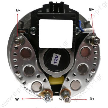 101822 VALEO ΔΥΝΑΜΟ  HATZ 2.3/2.4/3.3/4.3L 12V 50A   HATZ  Valeo style 12 volt, 55 amp Internal Regulator / External Fan Direct engine mount w/o pulley    3281742 LUCAS ELECTRICAL LRA01356  28-1742   50A HATZ  VALEO 2541768 436496 A13N28 A13N281 A13N52 - 