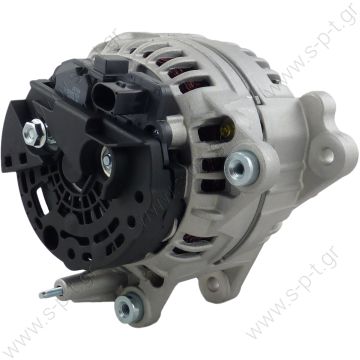 0124515011 BOSCH  ΔΥΝΑΜΟ VAG   VW-120A   0-124-515-057 2.8L Golf Jetta 1999-2004 13904 12V CW 120A 7 groove pulley negative polarity   Bosch 0124515011, 0-124-515-057  Delco 334-1436  Lucas A6884  Volkswagen 021-903-025K, 038-903-018B, 074-903-025N - 