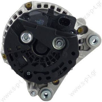 0124515011 BOSCH  ΔΥΝΑΜΟ VAG   VW-120A   0-124-515-057 2.8L Golf Jetta 1999-2004 13904 12V CW 120A 7 groove pulley negative polarity   Bosch 0124515011, 0-124-515-057  Delco 334-1436  Lucas A6884  Volkswagen 021-903-025K, 038-903-018B, 074-903-025N - 