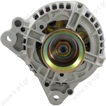 0124515011 BOSCH  ΔΥΝΑΜΟ VAG   VW-120A   0-124-515-057 2.8L Golf Jetta 1999-2004 13904 12V CW 120A 7 groove pulley negative polarity   Bosch 0124515011, 0-124-515-057  Delco 334-1436  Lucas A6884  Volkswagen 021-903-025K, 038-903-018B, 074-903-025N - 