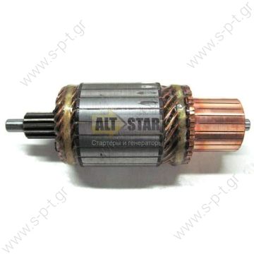 1010165 ΜΠΟΜΠΙΝΑ ΜΙΖΑΣ MITSUBISHI     M9T60171, M9T60371     OEM codes / Analogs  CARGO: 234100. ORME: IM3096. AS: SA5020. IACO: IA3096. Product details  Diameter, mm: 60.20 Length, mm: 176.85 Number of teeth: 13 Power, KW: 6 Rotation: CR Voltage, V: 24 - 