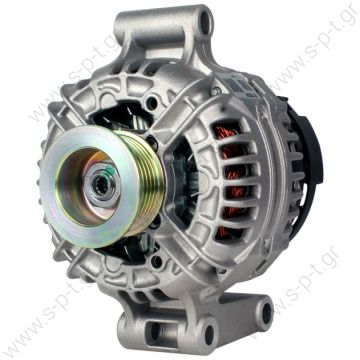 0124415016  BOSCH  ΔΥΝΑΜΟ FORD TRANSIT TDCi   12V 105 Amp  437659  VALEO ΔΥΝΑΜΟ   FORD  TRANSIT 2L TDE 12V 105A 53PV6   PV6x55  1C1T10300AD  1C1T10300AF   2C1T10300AB  Ford / Jaguar / Mazda   0124-415-016 Lucas LRA2183 Hella CA1636 Ford Transit 2.0D - 