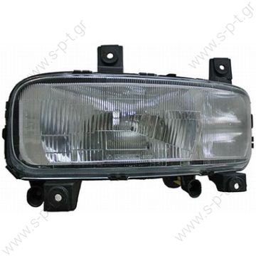 MERCEDES 973 820 01 61 Headlight  MERCEDES-BENZ ATEGO Headlight Fitting Position : Left Bulb Type : H4 Bulb Type : W5W Light Function : without fog light Vehicle Equipment : for vehicles with headlamp levelling (electric) - 