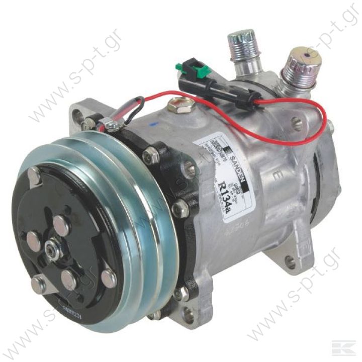 U4652 SANDEN   SD7H15 ΣΥΜΠΙΕΣΤΗΣ   ΚΟΜΠΡΕΣΕΡ SANDEN SD7H15    COMPRESSOR SANDEN FIX R134A SD7H15  Compressor - Sanden     SE 7H15 OR Vertical 24V 2G A  12304999 - 1433064H91 - 4652  SD 7H15 OR Vertical 24V 5" Ø125mm 2G A