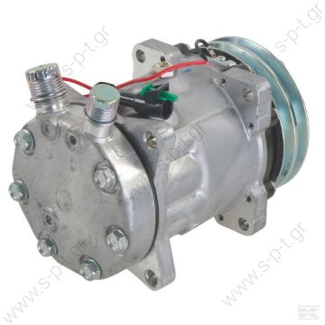 U4652 SANDEN   SD7H15 ΣΥΜΠΙΕΣΤΗΣ   ΚΟΜΠΡΕΣΕΡ SANDEN SD7H15    COMPRESSOR SANDEN FIX R134A SD7H15  Compressor - Sanden     SE 7H15 OR Vertical 24V 2G A  12304999 - 1433064H91 - 4652  SD 7H15 OR Vertical 24V 5" Ø125mm 2G A - 