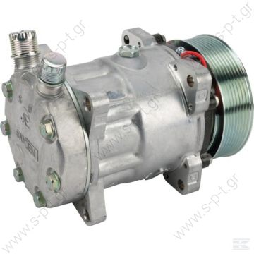 40405005   ΣΥΜΠΙΕΣΤΗΣ SANDEN SD7H15 119PV8 12V V-OR  ΚΟΜΠΡΕΣΕΡ SANDEN SD7H15  COMPRESSOR SANDEN FIX R134A SD7H15     SANDEN  SD 7H15 OR Vertical 12V Poly-V 8  SD7H15-709 (8028-8230) V.O.R. 119/PV8  8100, 12V 119MM 8PV R134A VERT O-RING, - 