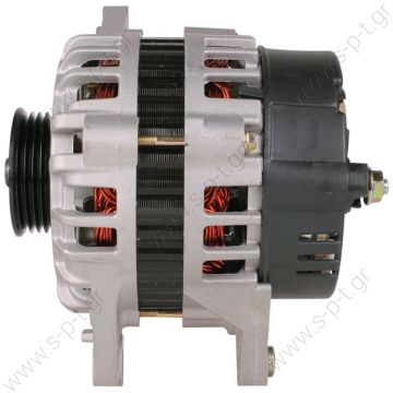 37300-22600  ΔΥΝΑΜΟ   12V 80A HYUNDAI ACCENT, ELANDRA, EXCEL ΜΤ  12V 80 Amp Pulley / Drive:	Pulley PV4 x 58 Product Type:	Alternator Product Application:	Mitsubishi / Hyundai Replacing 37300-22600 Lucas LRA2136 Hella JA1788 Hyundai Various Models - 