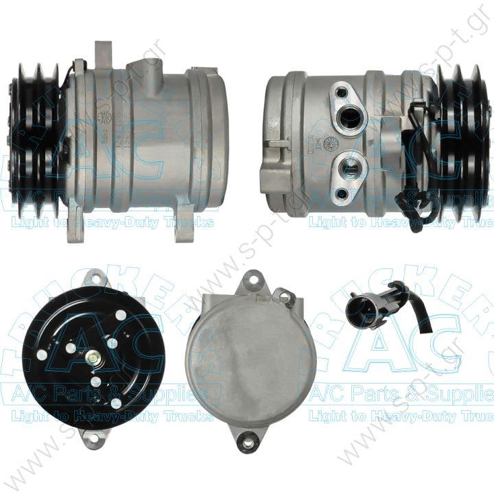 40420009 ΚΟΜΠΡΕΣΕΡ  A/C  DELPHI HARRISON SP10 A2 12V   Harrison  SP 10 12V 121mm 2G A KL000097 Harrison / Delphi SP10 Volume (cc)	150 Ø (mm)	121 Voltage (V)	12 Pulleytype	A2   Corresponding OEM codes: 040654 16372954 22E9791110 3541139M91    