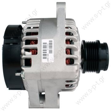 MAN7491 -ΔΥΝΑΜΟ 12V 130A - VECTRA C 1.9 CDTI   102211-8660   ΔΥΝΑΜΟ  MAGNETI MARELLI  12V 130A FIAT BRAVO II, OPEL ASTRA H 3 ΒΙΔΕΣ   12V 130 Amp  PV6 x 61.5  Vauxhall / Opel / Saab Frame Number:	FR47 Replacing 102211-8660 Lucas LRA2946 Hella CA1890   - 