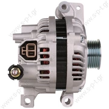 A3TG0091A   MITSUBISHI   ΔΥΝΑΜΟ   MAZDA 6 1.8 2.0D   MAZDA  6 I E  12V 90  AMP L813-18-300    LB1318300 MAZDA   MITSUBISHI A3TG0091A    Pulley PV6 x 59    Ford / Jaguar / Mazda Replacing A2TG0091 Lucas LRA1166 Hella JA1705 Mazda  - 