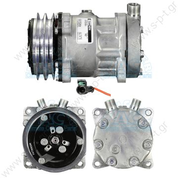 U4652 SANDEN   SD7H15 ΣΥΜΠΙΕΣΤΗΣ   ΚΟΜΠΡΕΣΕΡ SANDEN SD7H15    COMPRESSOR SANDEN FIX R134A SD7H15  Compressor - Sanden     SE 7H15 OR Vertical 24V 2G A  12304999 - 1433064H91 - 4652  SD 7H15 OR Vertical 24V 5" Ø125mm 2G A - 