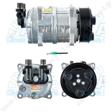 40430050   ΣΥΜΠΙΕΣΤΗΣ SELTEC ZEXEL   TM 16 HD OR Vertical 24V Poly-V 8 Seltec Compressor OEM# 501-260B 488-46024 - 