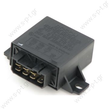 75605139  ΡΕΛΕ ΤΩΝ ΦΛΑΣ   Διακόπτης φλας       ΠΛΑΚΕΤΕΣ FLASHER Electronic, Rated Voltage 24 V, Switching Capacity 3 + 1(8) x 21 W, Port Type 6 x 6,3 mm, Plug Type Blade Terminal, Width 60 mm, Height 60 mm, - 