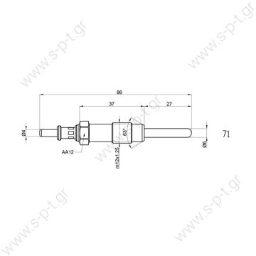 GN 961  ΠΡΟΘΕΡΜΑΝΣΗ 11.5V GN-961 Reference No.: 0 250 202 026 Glow Plug 11,5 V Post-Heating   Manufacturer	Reference No. Beru	961 MJ Beru	0 100 226 250 Bosch	0 250 202 026 Mercedes	001 159 2601 - 