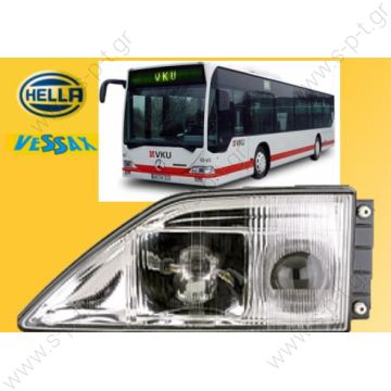 1DL007859011  HELLA ΦΑΝΑΡΙ A0028202161   Main head light, f. Citaro  Left hand side, H1 T4W , 24V  1DL007859-011   – HELLA Evo Bus αριστερός προβολέας, 24V    MERCEDES-BENZ CITARO   HELLA 1DL007859-057  MERCEDES 0028205061  MERCEDES A0028205061 - 