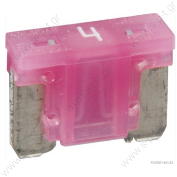 50295592 HERTH+BUSS ELPARTS   ΑΣΦΑΛΕΙΑ ΜΑΧΑΙΡΩΤΗ ΜΙΝΙ   4Α ΡΟΖ  - Fuse ΑΣΦΑΛΕΙΑ ΜΙΝΙ 4Α - 