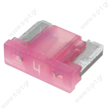 50295592 HERTH+BUSS ELPARTS   ΑΣΦΑΛΕΙΑ ΜΑΧΑΙΡΩΤΗ ΜΙΝΙ   4Α ΡΟΖ  - Fuse ΑΣΦΑΛΕΙΑ ΜΙΝΙ 4Α - 