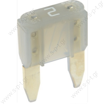 50295572  ΑΣΦΑΛΕΙΑ ΜΑΧΑΙΡΩΤΗ ΜΙΝΙ 2A ΓΚΡΙ    HERTH+BUSS ELPARTS - Fuse ΑΣΦΑΛΕΙΑ ΜΙΝΙ 2Α - 