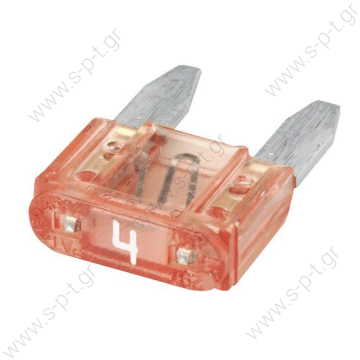 50295574   ΑΣΦΑΛΕΙΑ ΜΑΧΑΙΡΩΤΗ ΜΙΝΙ  4Α   ΡΟΖ      HERTH+BUSS ELPARTS - Fuse ΑΣΦΑΛΕΙΑ ΜΙΝΙ 4Α BMW 61136917400 6917400 FORD 1L3T14A094CA 4418457 RENAULT 7703 297 151 VAG N102 615 04 - 